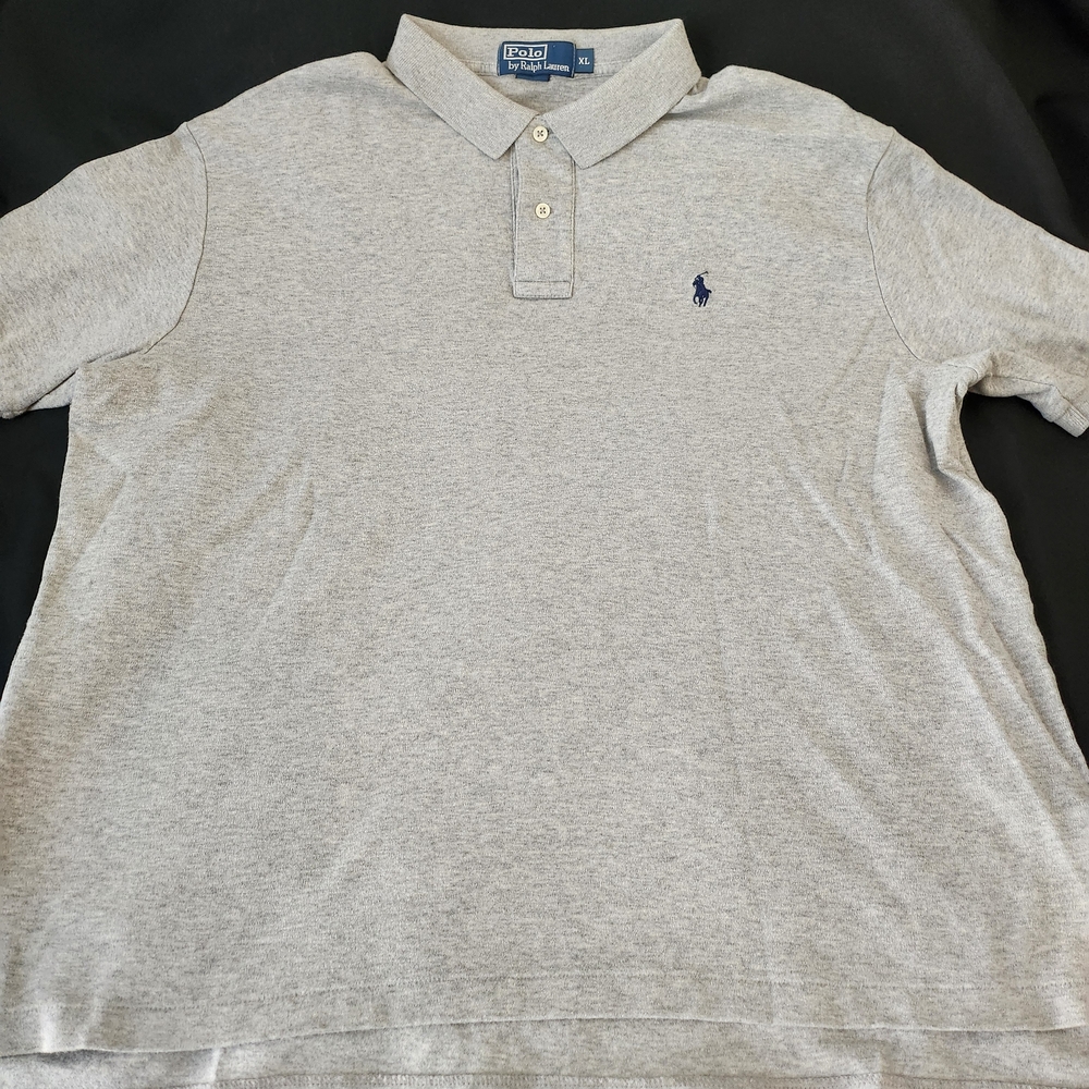 Ralph Lauren Light Gray Polo Shirt for Men